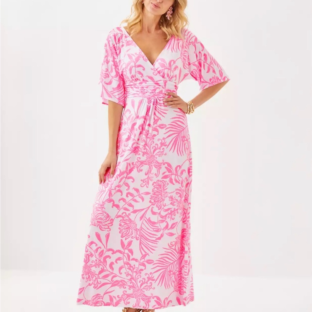 Lilly Pulitzer Parigi Maxi Dress - Rousseau Pink Size M